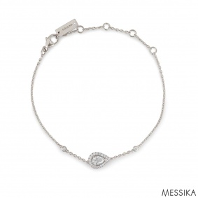 Messika White Gold Joy Diamant Poire Bracelet Messika White Gold Joy Diamant Poire Bracelet